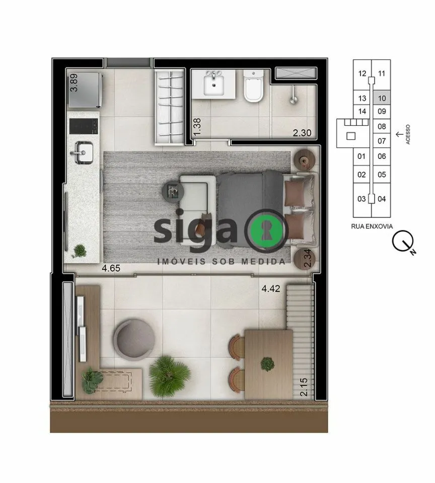 Imagem Apartamento a venda na Chácara Santo Antônio (Zona Sul)