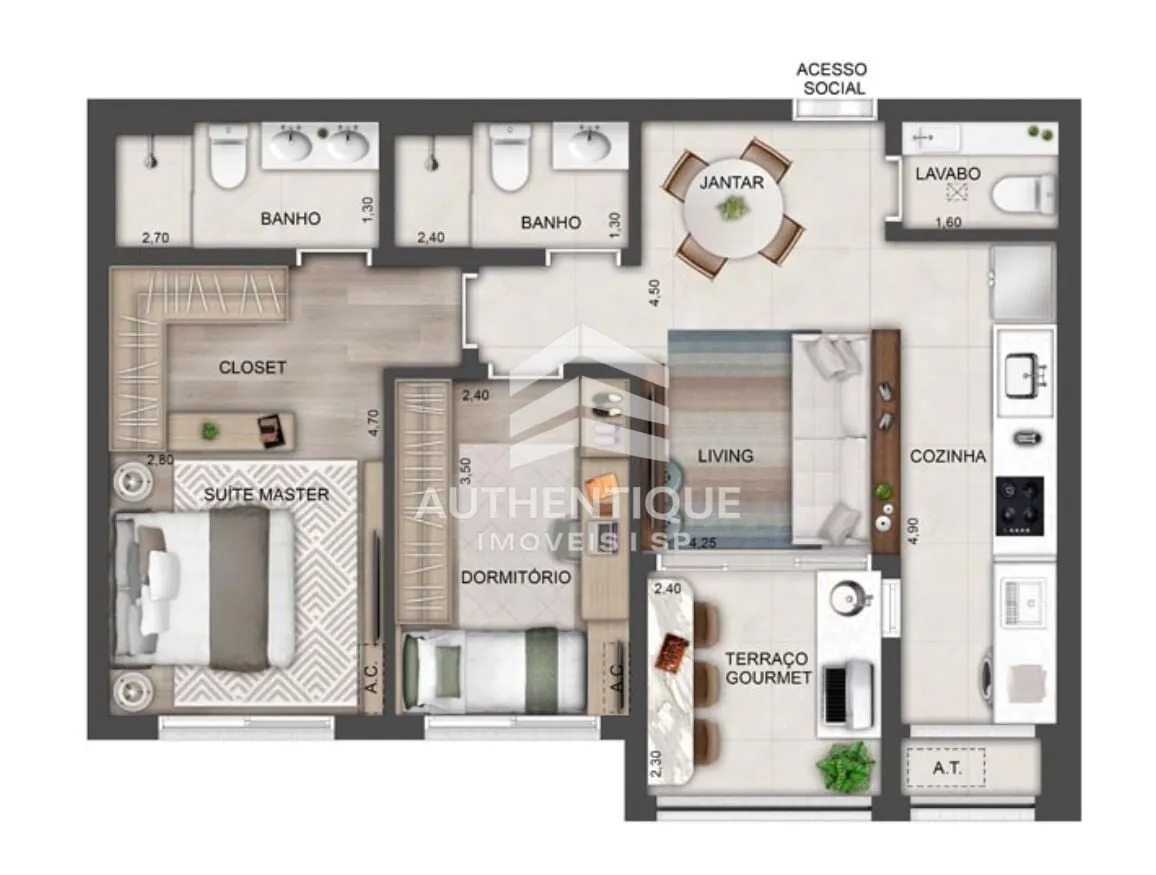 Imagem LEDGE BROOKLIN - Apartamento à venda no bairro Brooklin - São Paulo/SP, Zona Sul