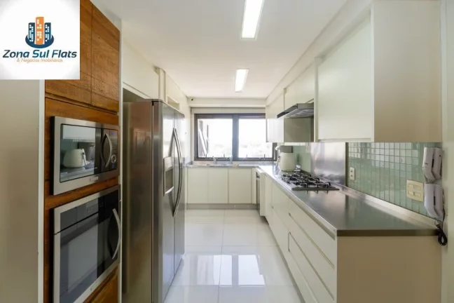 Imagem Apartamento Alto Padrão à Venda em Santo Amaro Com 3 Suítes, 4 Vagas - Varanda Gourmet