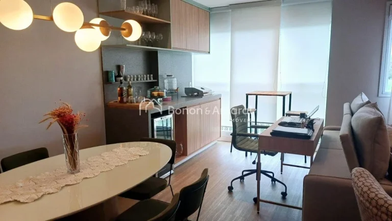 Imagem Este apartamento encanta pela integração dos ambientes e pela funcionalidade. A área social é co...