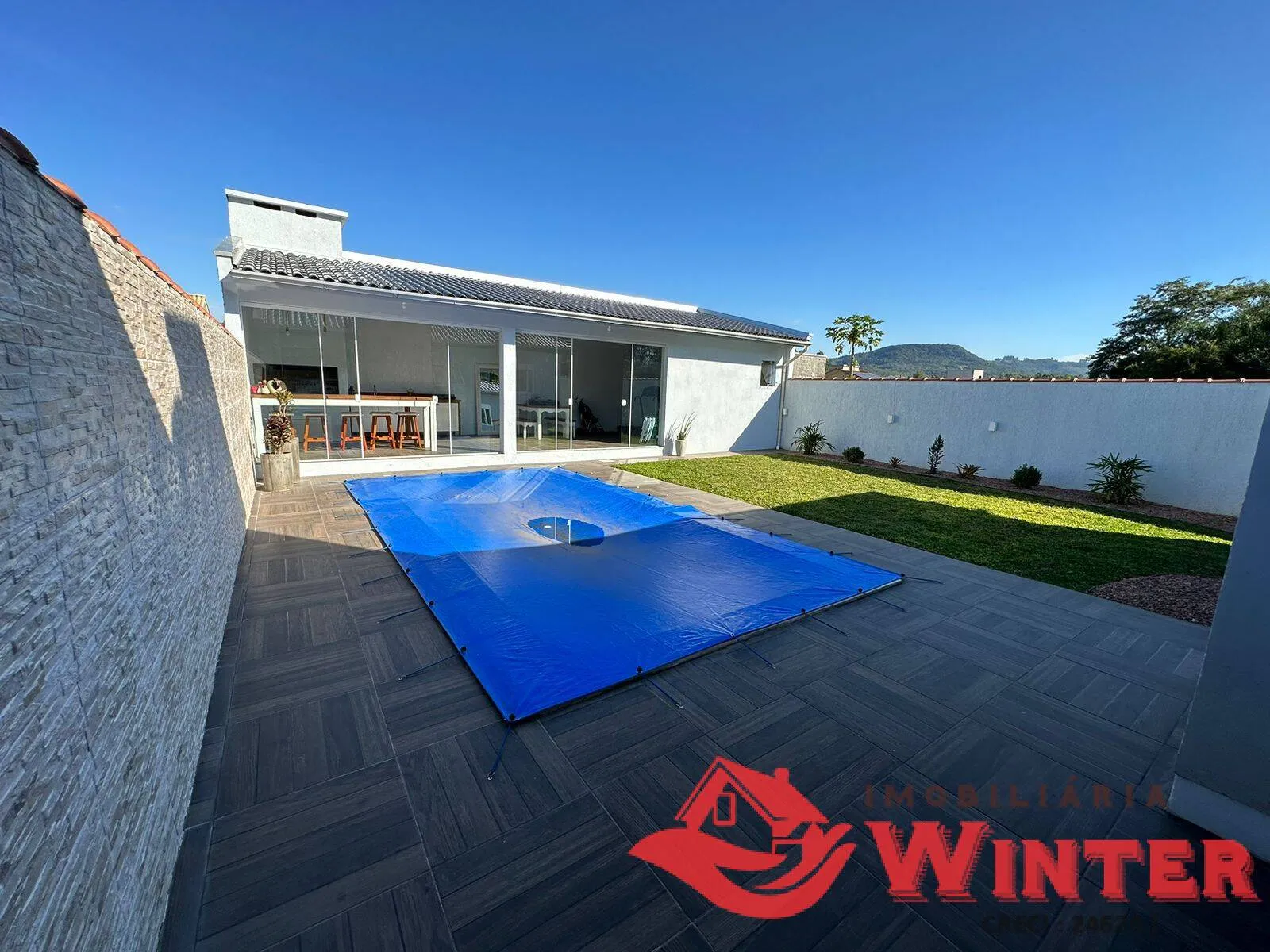 Imagem Linda casa térrea com 116,00m² + Quiosque de 50,00m² em Bom Princípio.