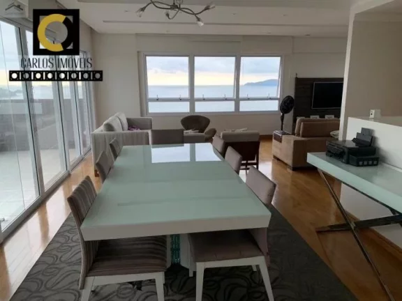 Imagem Belíssimo apartamento vista mar em Santos, com 380m², design diferenciado,