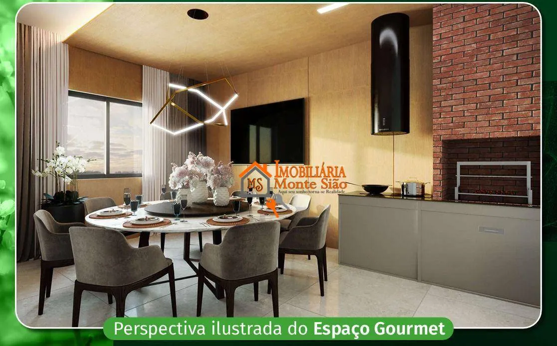 Imagem Apartamento com 2 dormitórios à venda, 37 m² por R$ 283.219,77 - Bonsucesso - Guarulhos/SP