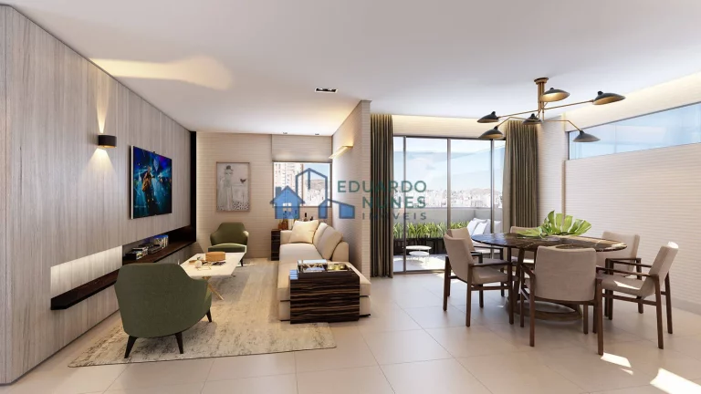 Imagem APARTAMENTO COM 87 M², 02 QUARTOS, SUÍTES, VAGAS NO FUNCIONÁRIOS