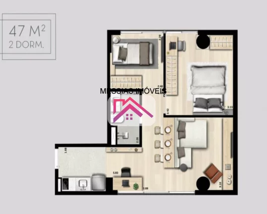Imagem APARTAMENTO - SMART HOUSES - JARDINS