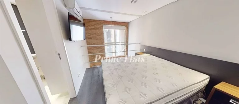 Imagem Flat disponivel para locação no Duplex Life Moema, com 45m², 1 dormitório e 1 vaga