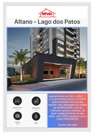 Foto do imóvel Apartamento com 2 Quartos à Venda, 56 m² em Vila Galvão - Guarulhos