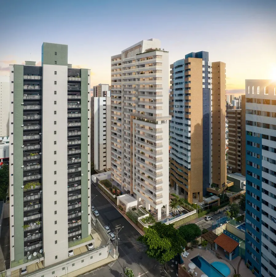Imagem Apartamento para Venda em Fortaleza, Aldeota, 2 dormitórios, 1 suíte, 2 banheiros, 1 vaga