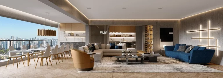 Imagem Apartamento à venda em São Paulo-SP, Vila Clementino, 3 quartos, 3 suítes, 3 salas, 4 banheiros, 2 vagas, 158m².