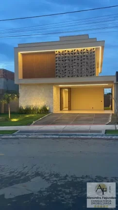 Imagem Sobrado em Condomínio para Venda em Aparecida de Goiânia, Parqville Pinheiros, 4 dormitórios, 4 suítes, 6 banheiros, 4 vagas