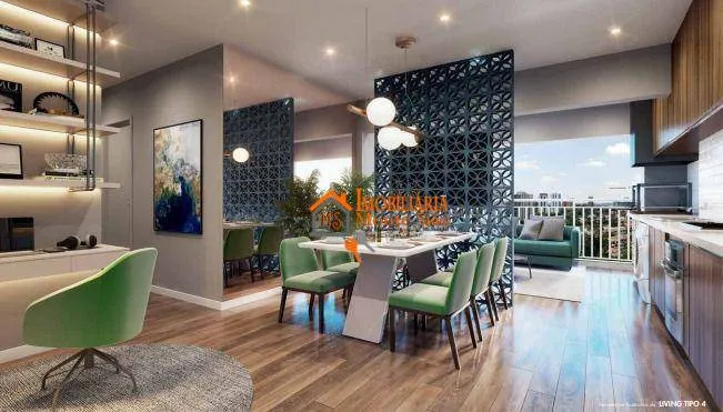 Foto do imóvel Apartamento com 2 dormitórios à venda, 48 m² por R$ 559.040,00 - Picanco - Guarulhos/SP