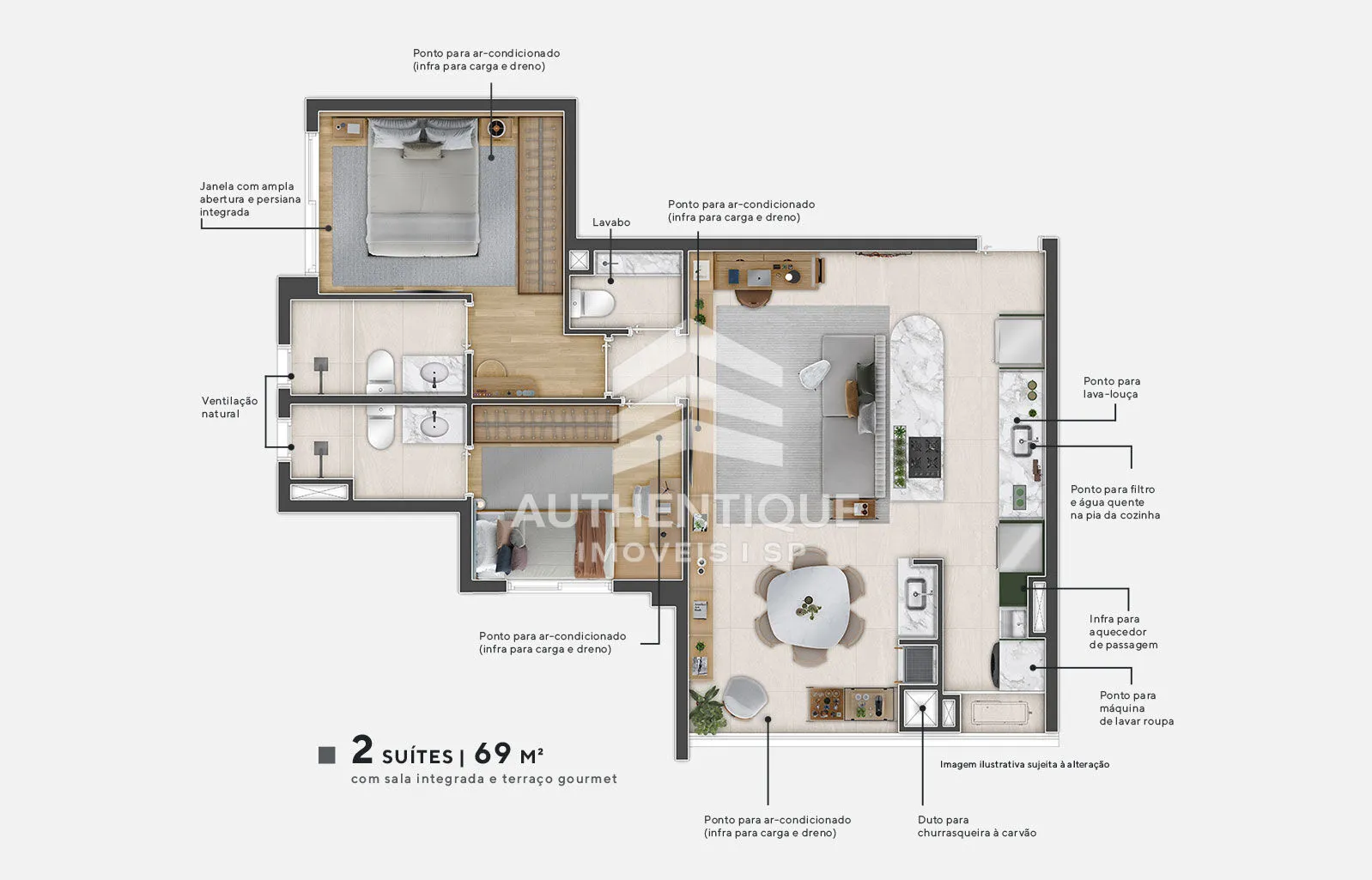 Imagem TRIU 1722 CAMPO BELO - Apartamento à venda no bairro Brooklin - São Paulo/SP, Zona Sul