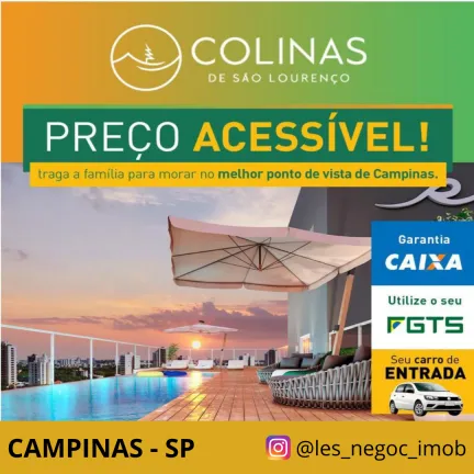 Imagem Apartamento com 2 Quartos à Venda, 69 m² em São Bernardo - Campinas
