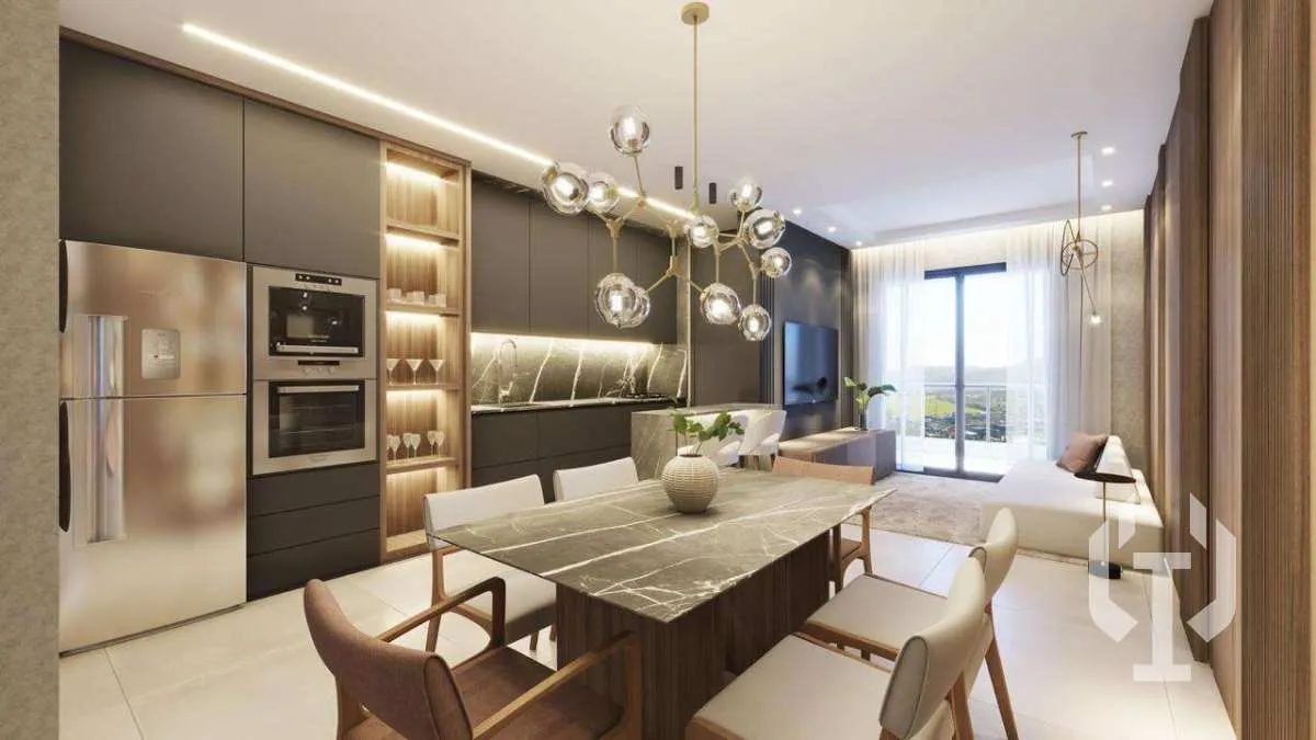 Imagem Apartamento com 2 suítes e 2 vagas de garagem em Meia Praia