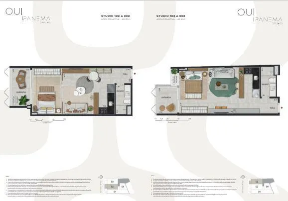 Imagem Oui Ipanema Studios - Lançamento em Ipanema | Zona Sul