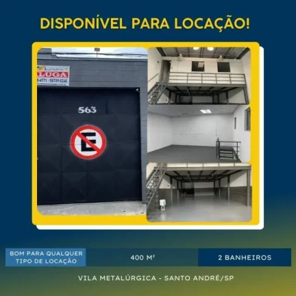 Imagem Compre Galpão em Santo André, Vila Metalúrgica