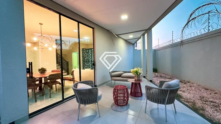 Imagem Sobrado 4 Quartos sendo uma Suítes, 196 m² à venda na 407 Sul- Residencial Amarante