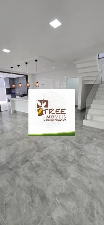 Imagem VENDA DE SOBRADO NOVO NO CONDOMÍNIO REAL PARK, EM ARUJÁ/SP, 300m² com 4 suítes amplas, suíte máster com hidro, área gourmet e piscina. CONSULTE-NOS.