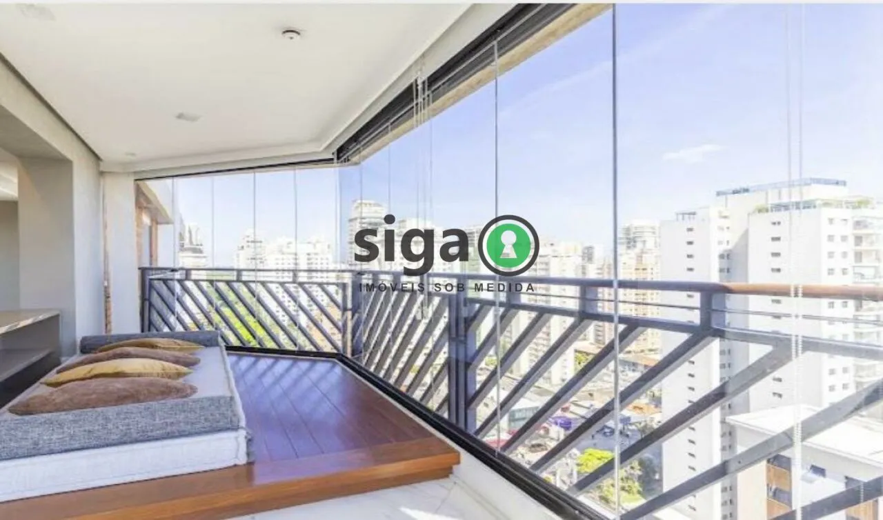 Imagem Cobertura duplex com 440m², 4 quartos sendo 2 suites, 4 vagas Sem Mobilia, Campo Belo