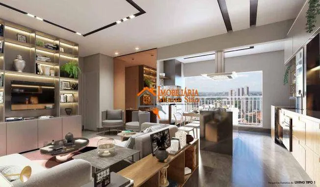 Imagem Apartamento com 2 dormitórios à venda, 59 m² por R$ 679.370,00 - Picanco - Guarulhos/SP