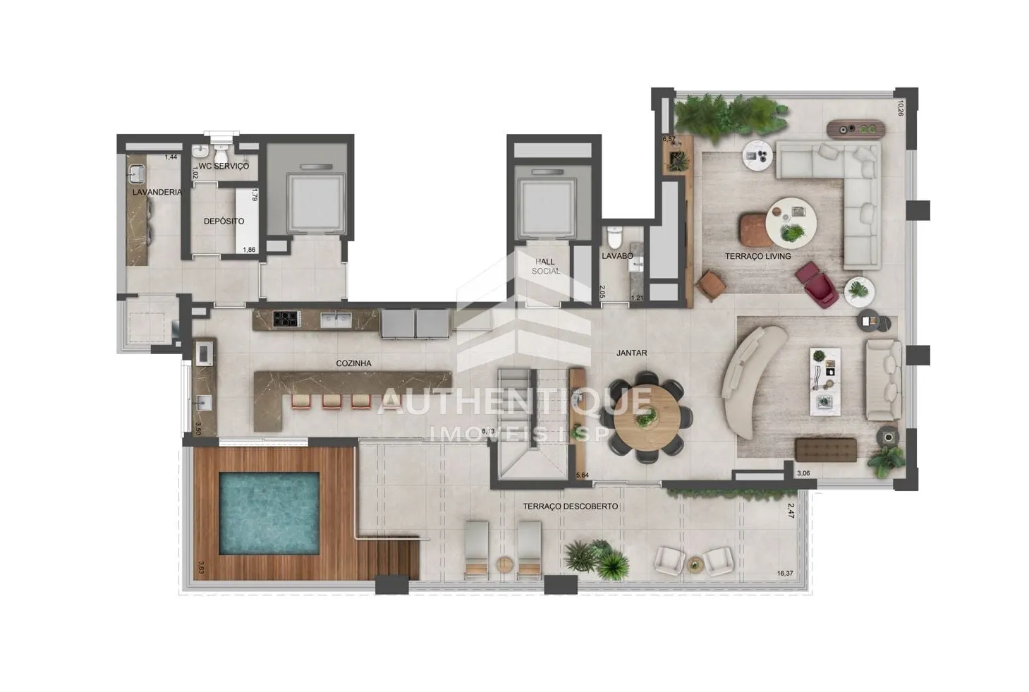 Imagem LINDENBERG GUARARA JARDINS - Apartamento à venda no bairro Jardim Paulista - São Paulo/SP, Zona Sul