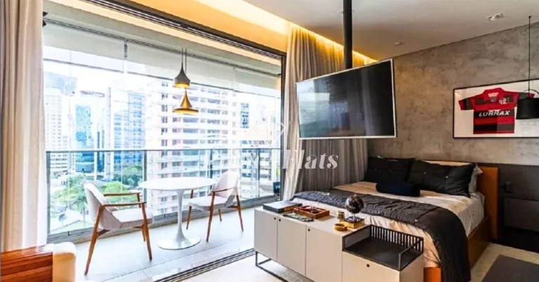 Imagem Flat disponível para venda no VHouse por JFL Living, com 36m², 1 dormitório e 1 vaga