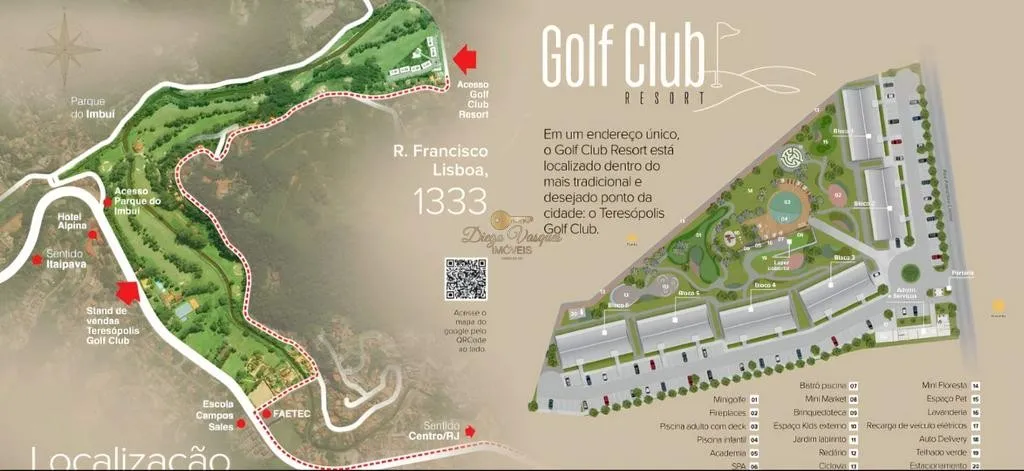 Imagem Loft para Venda em Teresópolis / RJ no bairro Golfe