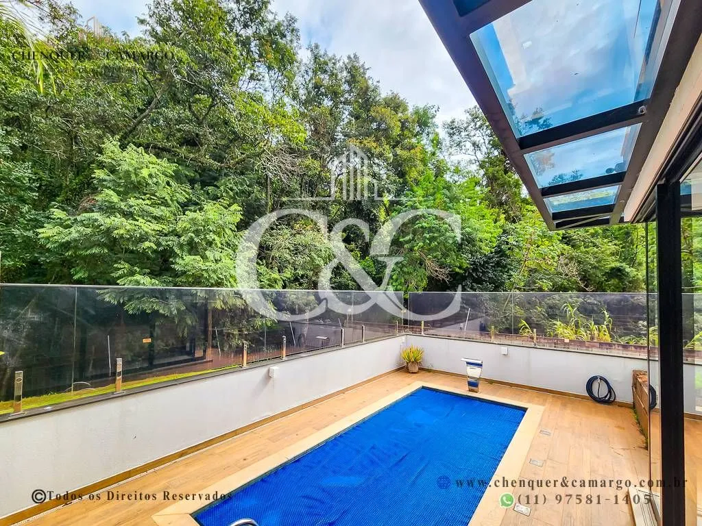 Imagem Casa à venda no Brisas da Mata Jundiaí, 283m², elevador, 3 suítes e piscina aquecida
