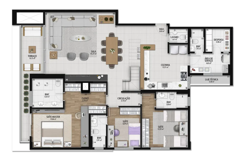 Imagem COBERTURA RESIDENCIAL em Curitiba - PR, Cabral