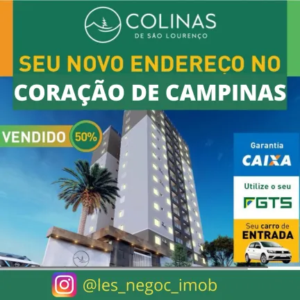 Foto do imóvel Apartamento com 2 Quartos à Venda, 69 m² em São Bernardo - Campinas