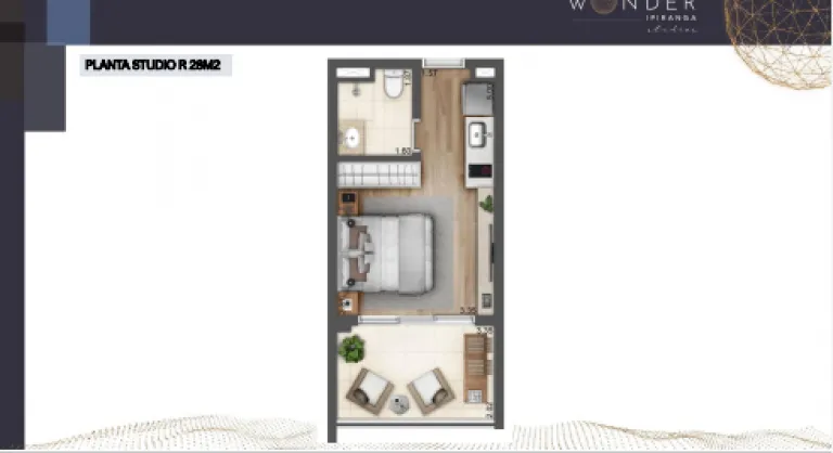 Imagem Studio com 1 Quarto à Venda, 28 m² em Sacomã - São Paulo