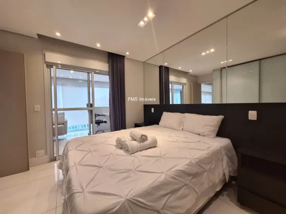 Imagem Apartamento para locação na Vila Nova Conceição com 1 suíte, 1 sala e 1 vaga