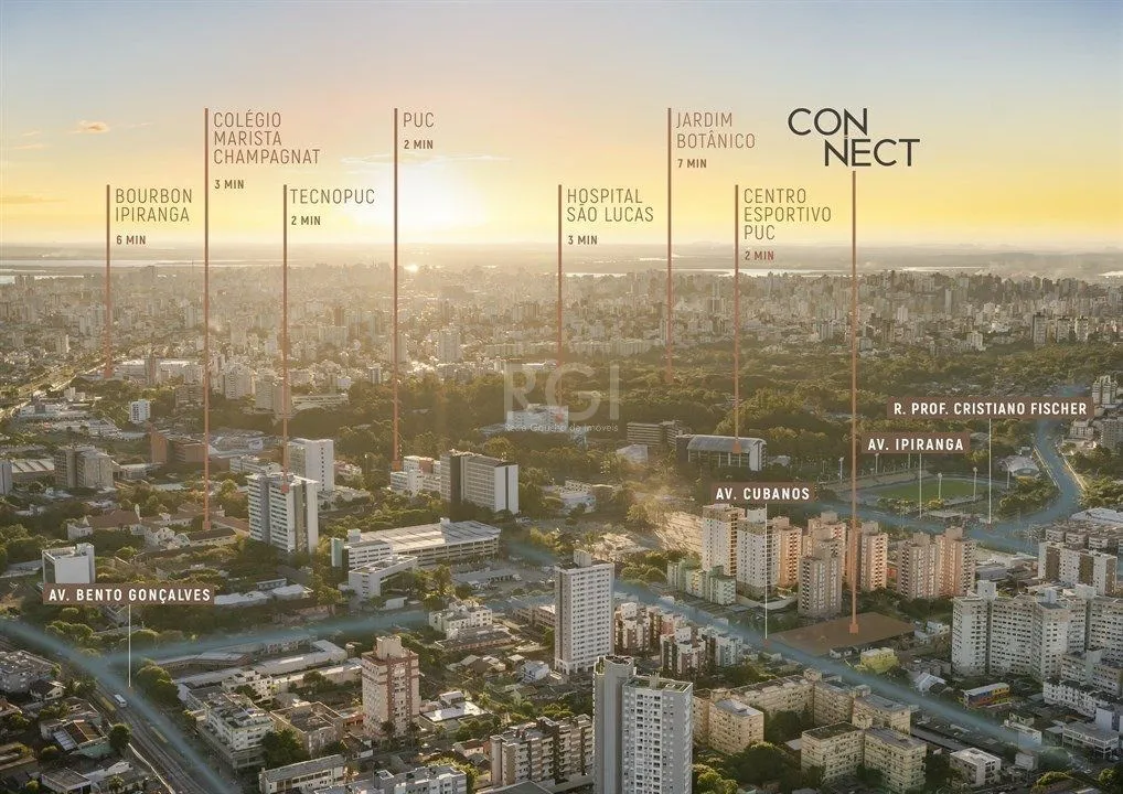 Imagem Apartamento para Venda - 27m², 1 dormitório, sendo 1 suites, 1 vaga - Partenon