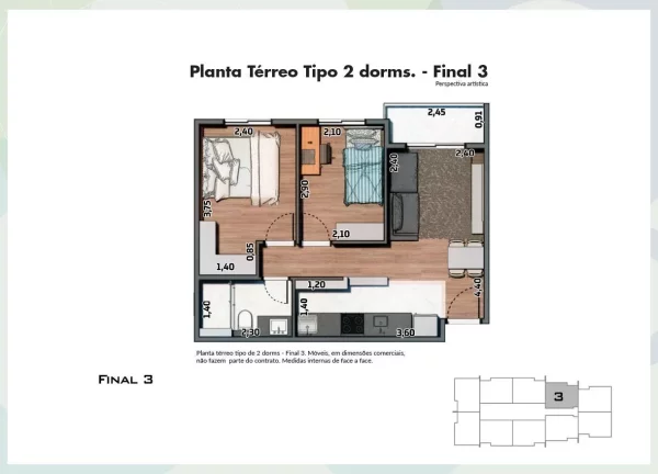 Imagem TEO IMIRIM - VEMPLAN - Aptos de 40 e 41m², 2 dorms, em excelente localização da zona norte de SP!!