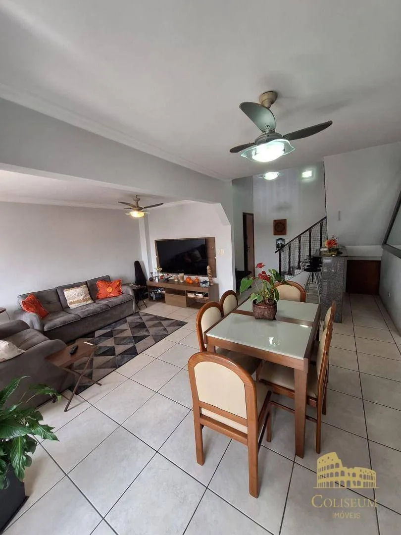 Imagem Apartamento Duplex com 3 dormitórios à venda, 148 m² por R$ 695.000,00 - Vila Guilhermina - Praia Grande/SP