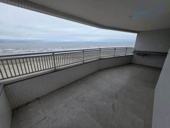 Imagem Apartamento na Guilhermina com 2 Dormitórios Frente Mar em Praia Grande