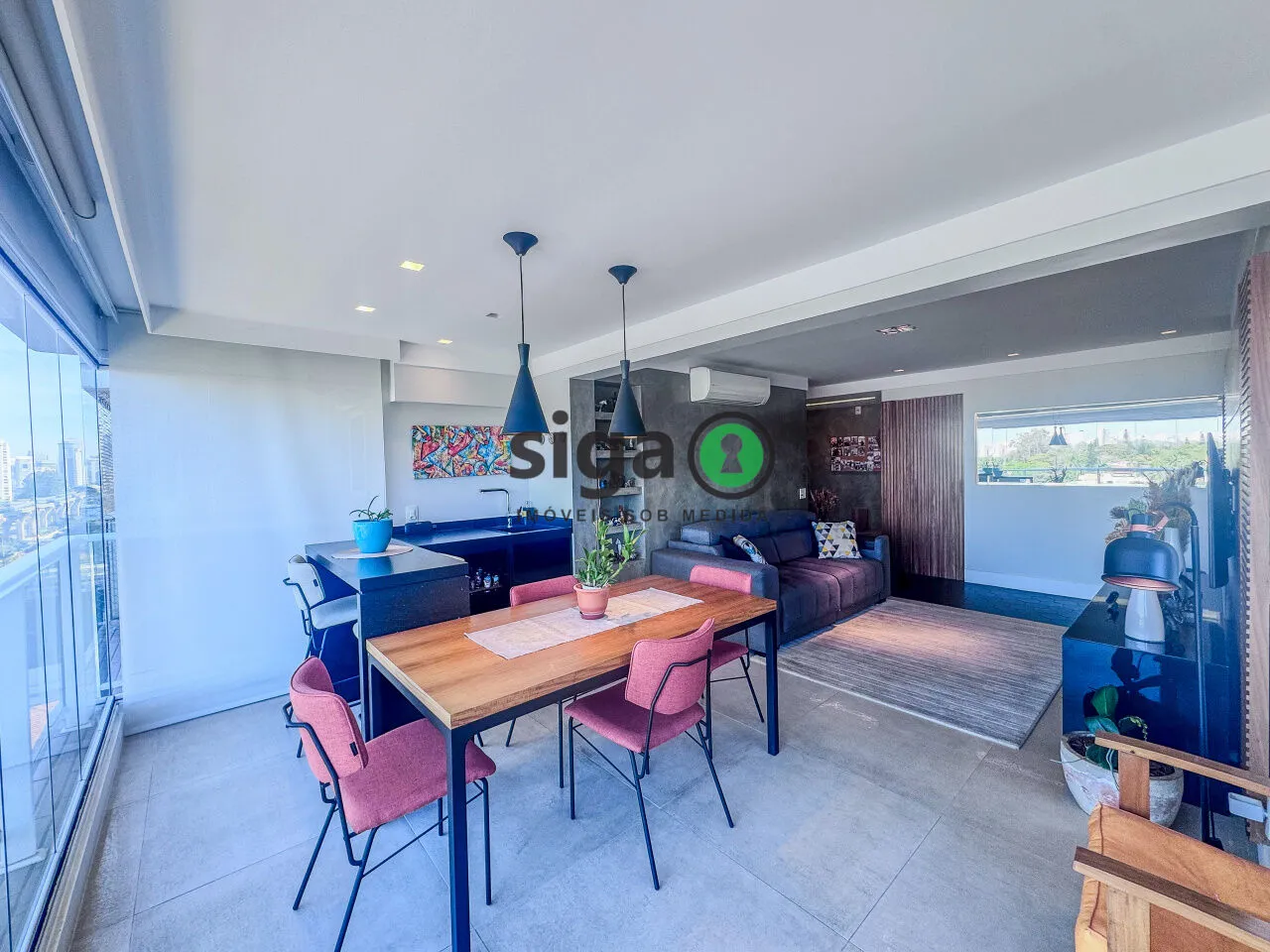 Imagem Apartamento à venda no Campo Belo de 89m² mobiliado, 2 dormitórios e 2 vagas