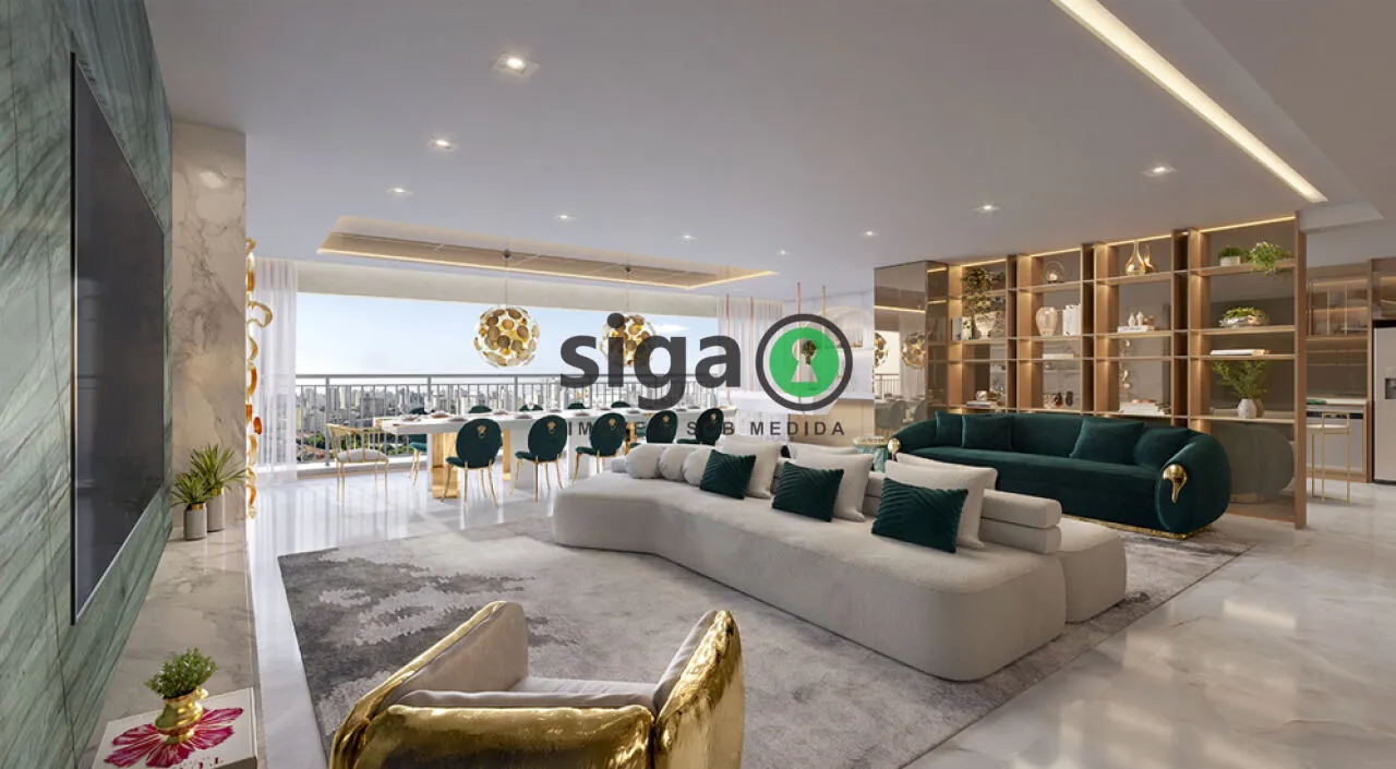 Imagem Apartamento 199 m² - 4 suítes e 2 vagas onde tudo acontece no Brooklin