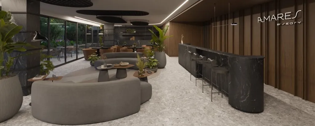 Imagem Flat à venda, no Amares by Seori em João Pessoa, Jardim Oceania, com 1 quarto, 22,64m²