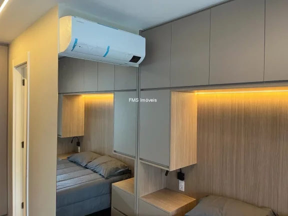 Imagem Apartamento à venda ou locação no Paraíso, com 1 quarto, 1 vaga.
