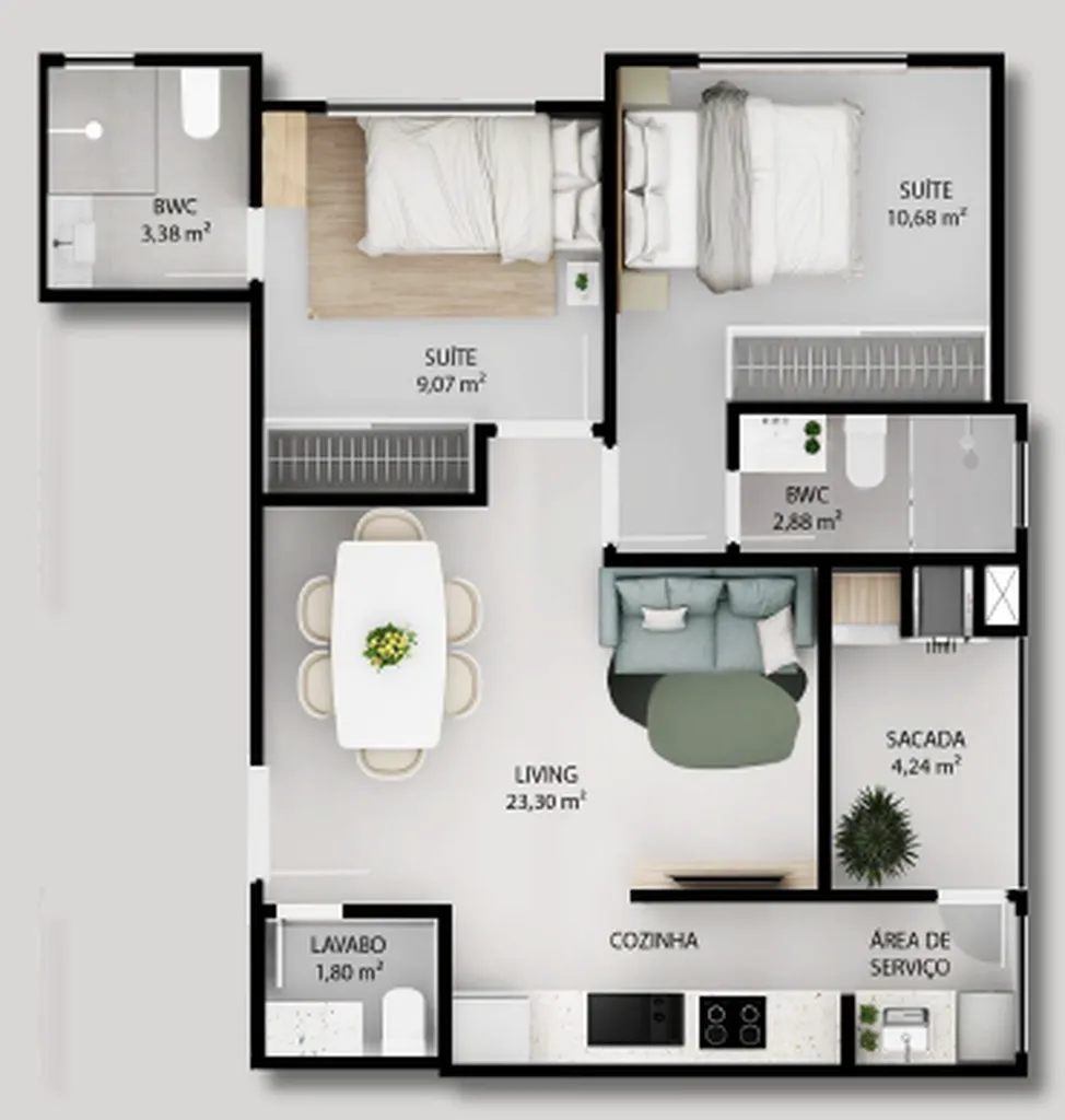 Imagem APARTAMENTO RESIDENCIAL em Balneário Camboriú - SC, Nações