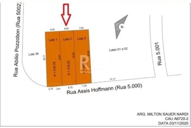Imagem Terreno/Lote Residencial para venda no bairro Vila Nova em Porto Alegre