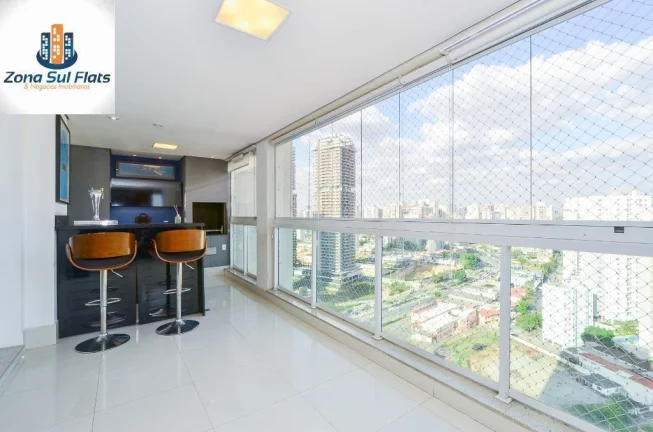 Imagem Apartamento à Venda Na Chácara Santo Antônio Com 3 Suítes e 2 Vagas - Varanda Gourmet