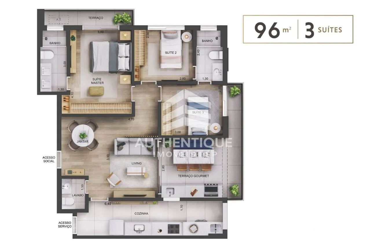 Imagem EXCELLENCE JARDIM GUEDALA - Apartamento à venda no bairro Jardim Guedala - São Paulo/SP, Zona Sul