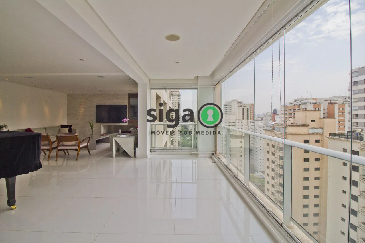 Imagem partamento De Luxo Mobiliado À Venda No Campo Belo | 442 m² | Andar Alto | 4 Suítes | 6 Vagas | Club