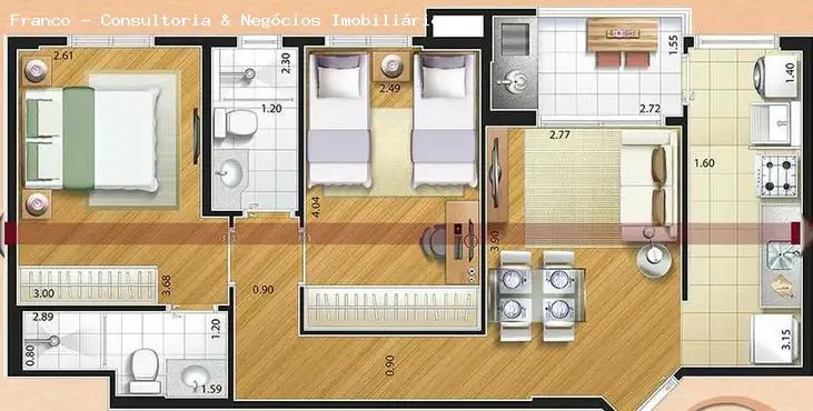 Imagem Apartamento para Venda em São Caetano do Sul, Santa Paula, 2 dormitórios, 1 suíte, 2 banheiros, 1 vaga