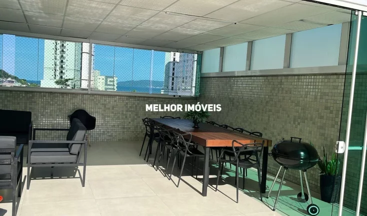 Imagem Apartamento mobiliado vista mar á venda com 3 suítes 3 vagas localizado em Itapema