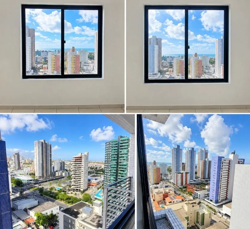 Imagem Vista para o mar, excelente ventilação e lazer completo em João Pessoa