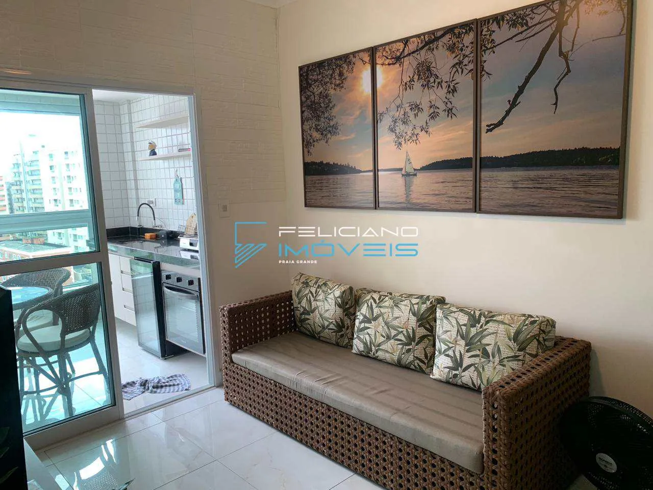 Imagem Apartamento com 2 quartos, Tupi, Praia Grande - R$ 542 mil, Cod: 5960