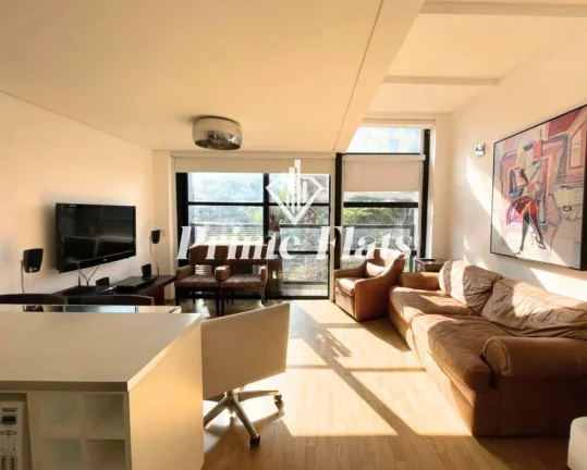 Imagem Flat disponível para locação no Condomínio Edifício Urbano Duplex na Vila Nova Conceição, com 45m², 1 dormitório e 1 vaga de garagem